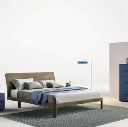 Letto Apollo S02 in impiallacciato Rovere Tabacco di Moretti Compact Giorno Notte