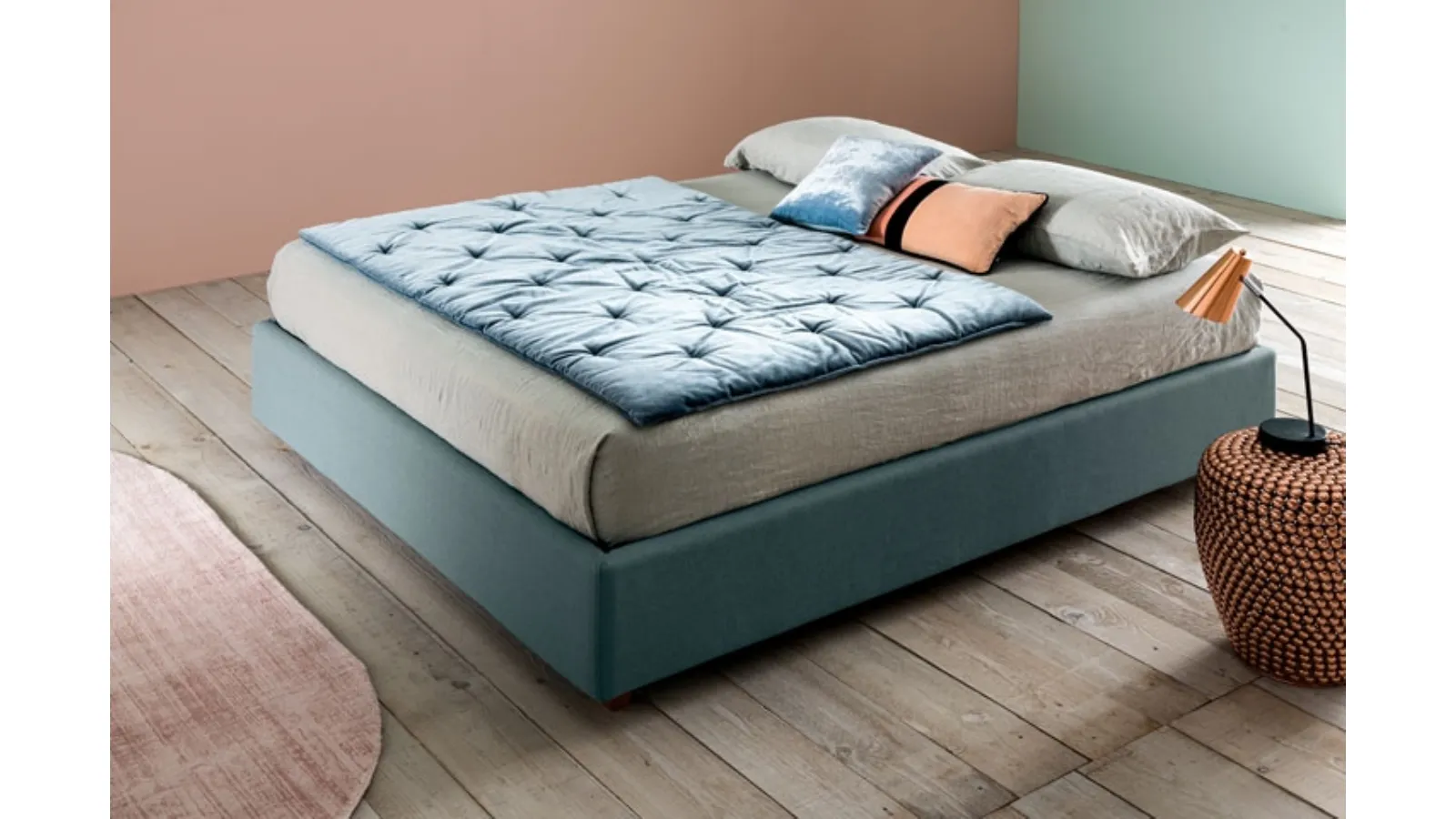 Letto Basic Sommier con box contenitore di Ennerev