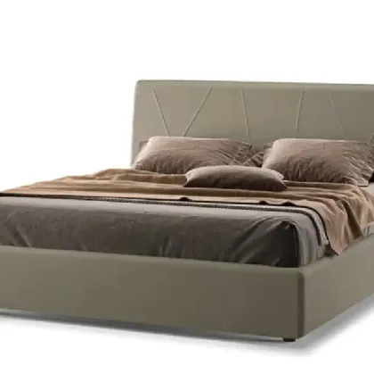 Letto con testiera Lotus di Moretti Compact Giorno Notte